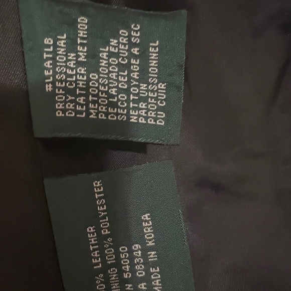 Ralph Lauren Leather Blazer - Picture 3 of 4